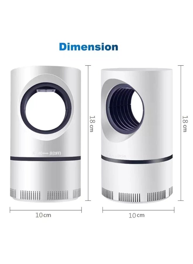 DEROVAN Electric Mosquito Trap Lamp Indoor Insect Catcher LED Light Silent Bug Attracting Device for Bedroom Living Room Home Offic - Image 3
