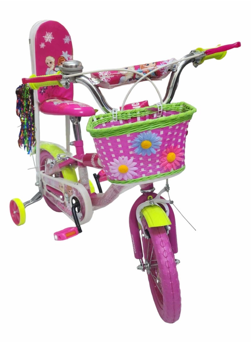Bicycle with Back Support Bell Chain Cover Supported Wheels For Kids Available 4 to 10 Years  - Image 4