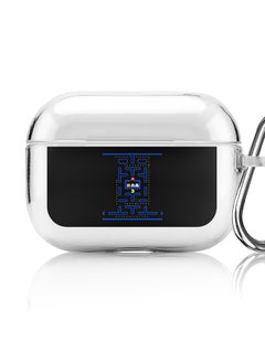 Stylizedd Classic Clear printed Case for Apple AirPods Pro 2nd Generation Thin Transparent Cover [Designed for Apple AirPods Pro 2nd Generation] - Pacman  - Image 1