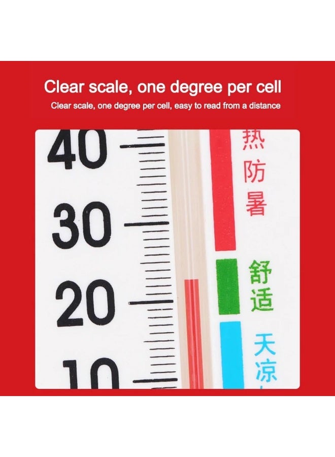 Home Temperature Monitor - Highly Accurate Indoor Wall-Mounted Thermometer, Ideal for Bathroom, Living Room, and Nursery, Provides Accurate Temperature Readings, Features a Sleek White Finish and Easy-to-Read Display. - Image 4