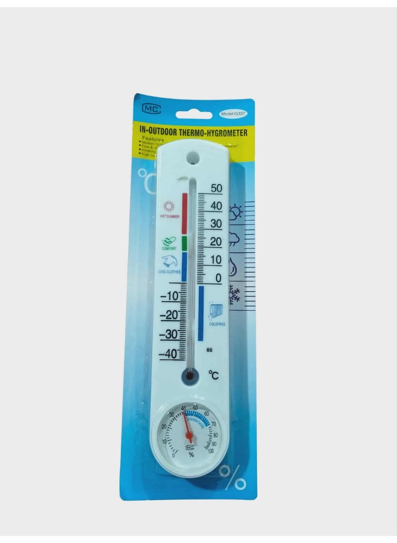 Home Temperature Monitor - Highly Accurate Indoor Wall-Mounted Thermometer, Ideal for Bathroom, Living Room, and Nursery, Provides Accurate Temperature Readings, Features a Sleek White Finish and Easy-to-Read Display. - Image 2