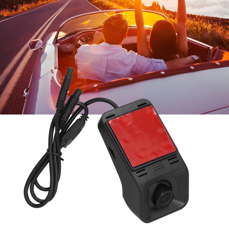 USB Dash Cam 1080P HD Driving Recorder Car DVR ADAS Dual Lenses Universal for Android Navigation - Image 3