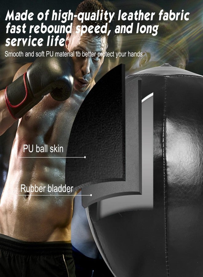 INNOLIFE Boxing Speed Bag Replacement Ball Featuring a Universal 8mm Screw, Black - Image 3