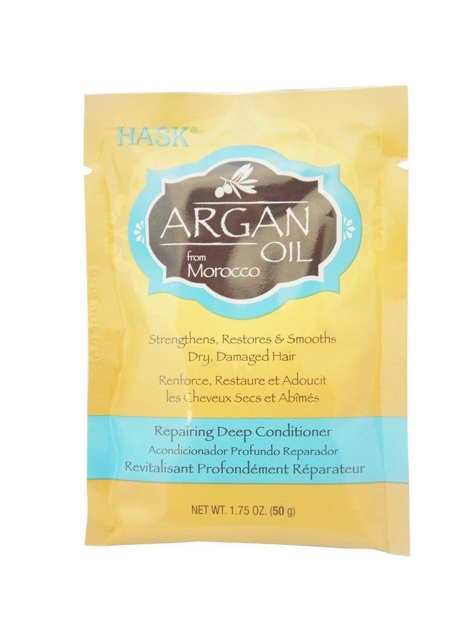 HASK Argan Oil From Morocco Repairing Deep Conditioner, Hair Treatment 1.75 Oz ( Pack Of 8)