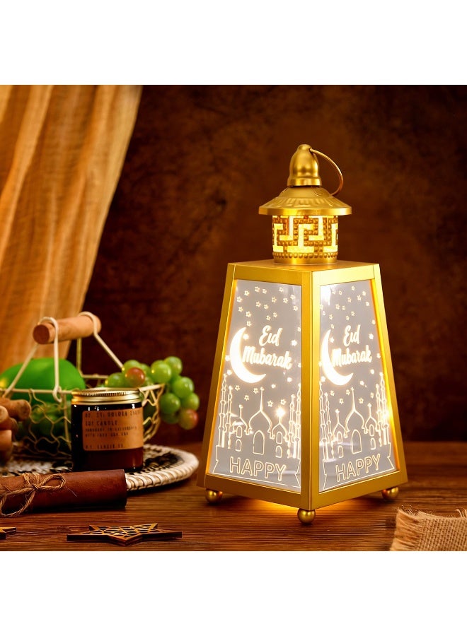 RedMapleTEK Ramadan Lantern Large Eid Mubarak Lantern Moon Star Hanging LED Lantern for Home Patio Table Wedding Centerpiece Festival Decoration - Image 5