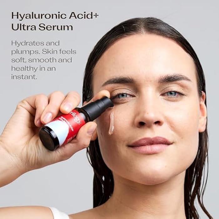 Trilogy Hyaluronic Acid+ Ultra Serum Lightweight Hydration with Peptides and Glycoin 1.0 fl oz - Image 2