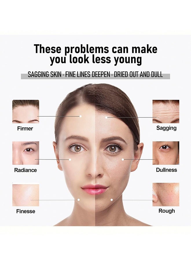 INSTANT Face Tightener Cream, Freedomglee Face Tightener No-Filter Primer, Instant Face Tightener Primer, Skin Tightener Face Primer For Makeup, Blurring For Before Makeup, Shine Control, 30ML - Image 3