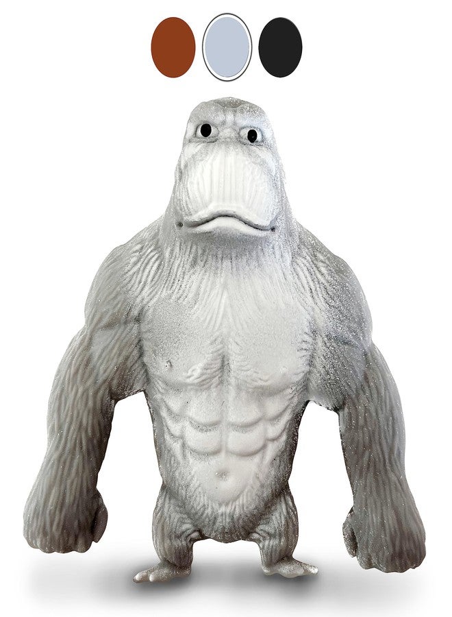 ZTATU Stretchy Monkey World Toy Squishy Monkey Squishies (1-Pack) Splat Monkey Gorilla Toy Stretch Monkey Squishy Toys Stress Relief Toy Autism Sensory Toys for Autistic Children Party Favors (Grey) - Image 1