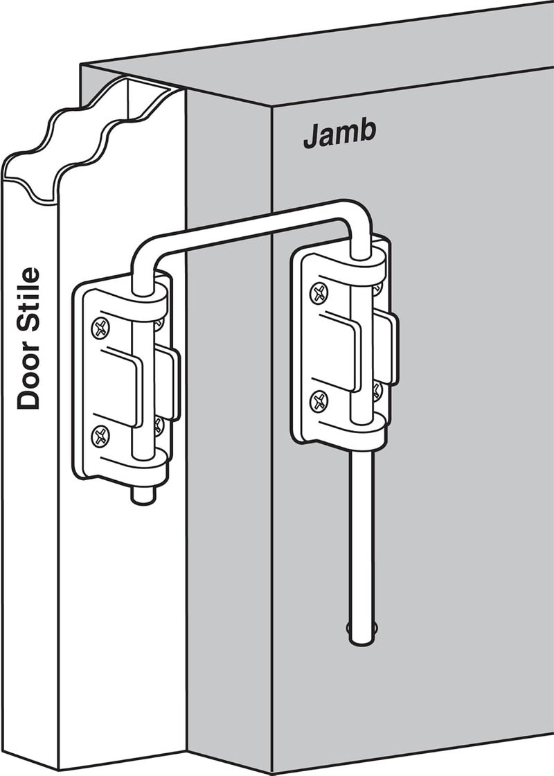 Prime-Line Products Defender Security U 9847 Patio Sliding Door Loop Lock - Image 3