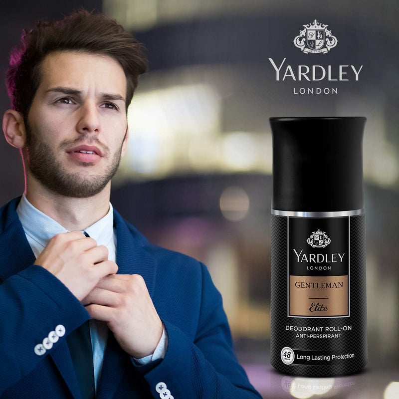Yardley مزيل العرق رول أون ياردلي لندن جنتلمان إليت - 50 مل - Image 2