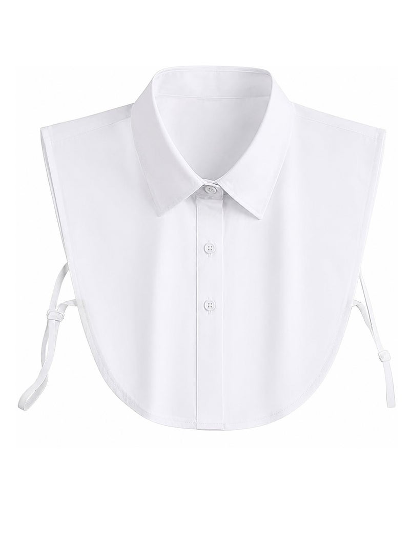 Detachable Shirt Collar for Women – Adjustable Fake Collar Blouse Insert for Sweaters, Dresses & Tops - Image 1