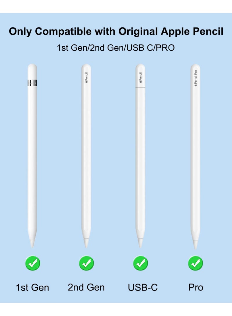 Replacement Tips for Apple Pencil Pro/ 2nd Gen/ 1st Gen/USB C, 6 Pack Upgraded iPad Pen Tips with Storage Case, Fine Point Precise Control Pencil Tip, iPad Pro Pencil Tip Set, iPad Pen Nibs Set - Image 2
