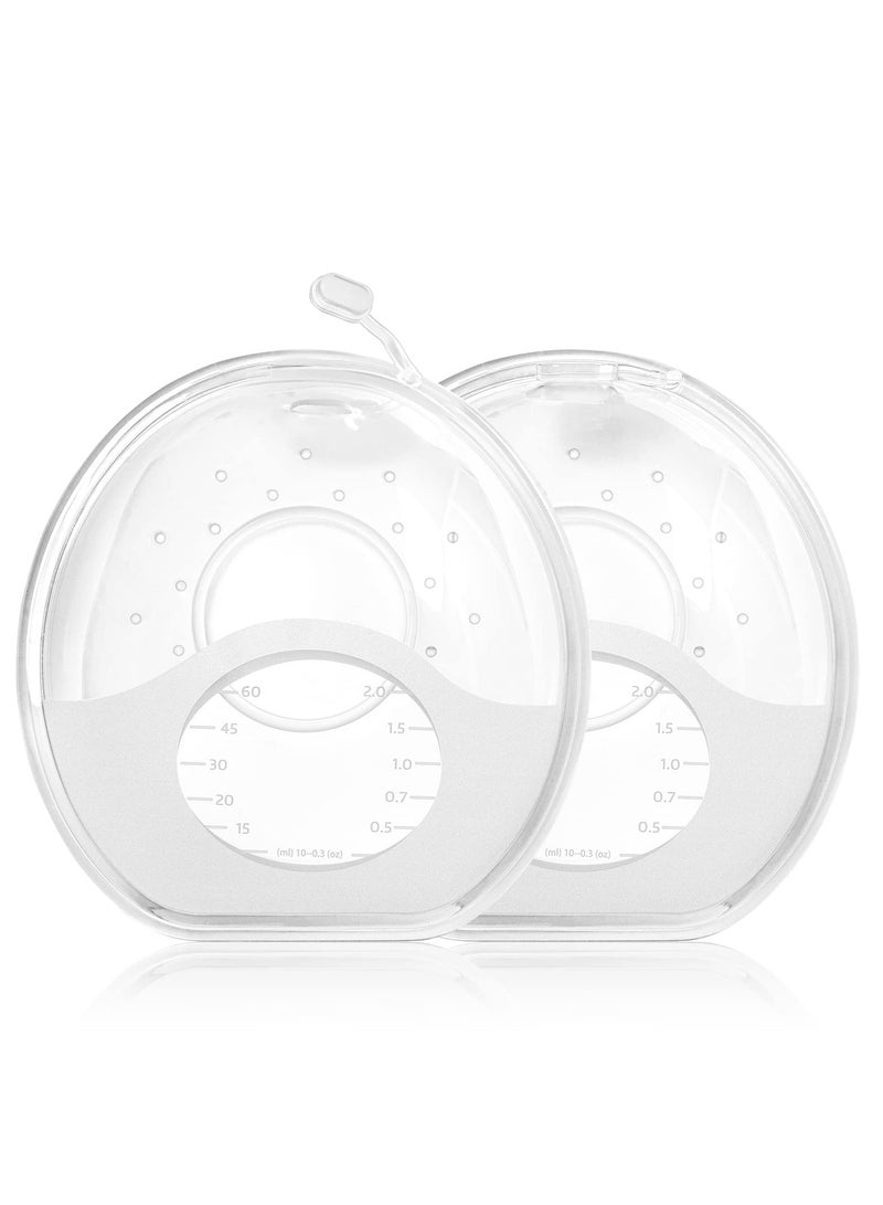 Breastfeeding Milk Collector with Soft Shells for Sore Nipples, Ventilated Design with Plug, Efficient and Reusable, Eco-Friendly, Comfortable & Discreet, Made from Safe Materials. - Image 1