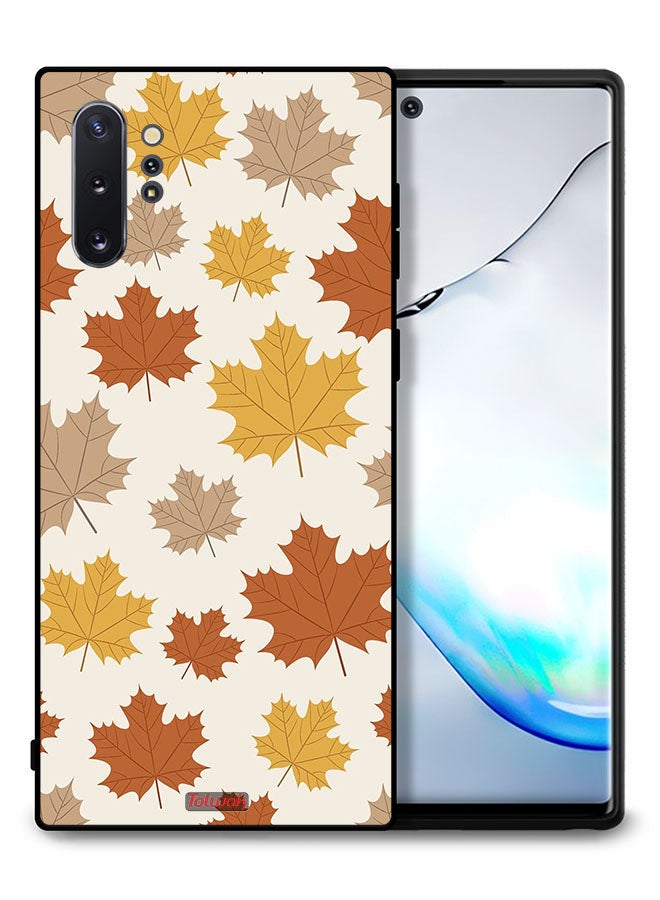 Tolwak Samsung Galaxy Note 10 Plus Protective Case Cover Autumn Leaves - Image 1