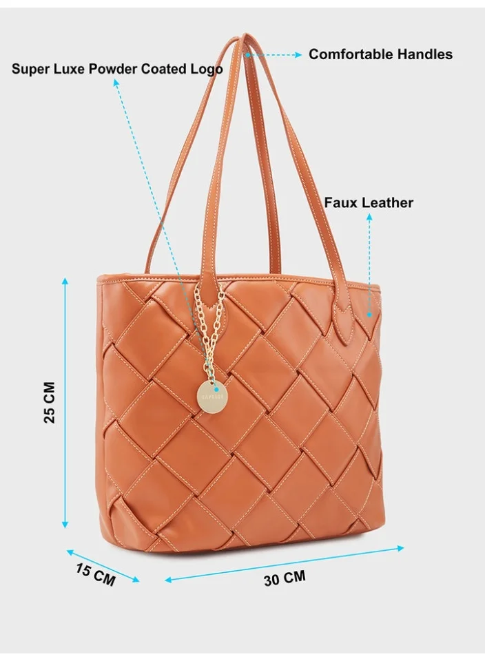 Caprese 25 GYPSY TOTE MEDIUM TAN for Women | Best Price UAE