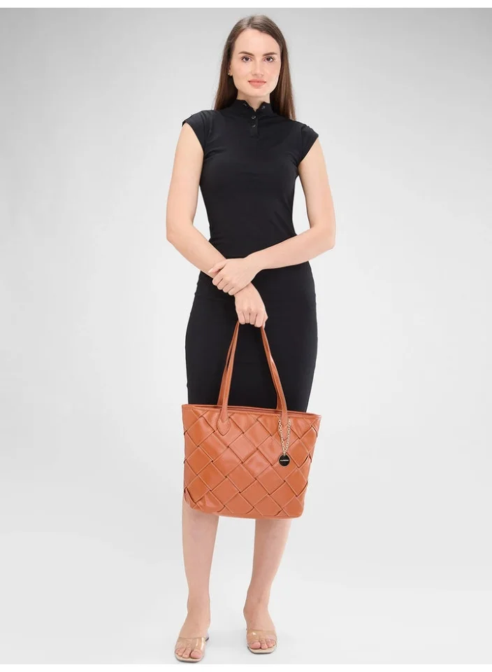Caprese 25 GYPSY TOTE MEDIUM TAN for Women | Best Price UAE