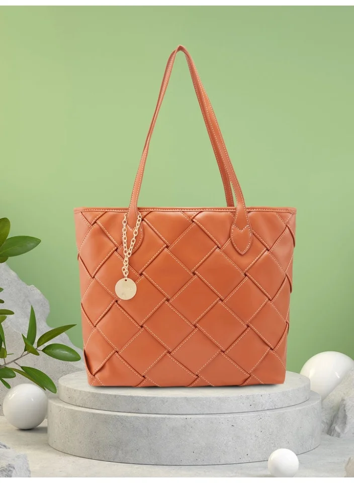 Caprese 25 GYPSY TOTE MEDIUM TAN for Women | Best Price UAE