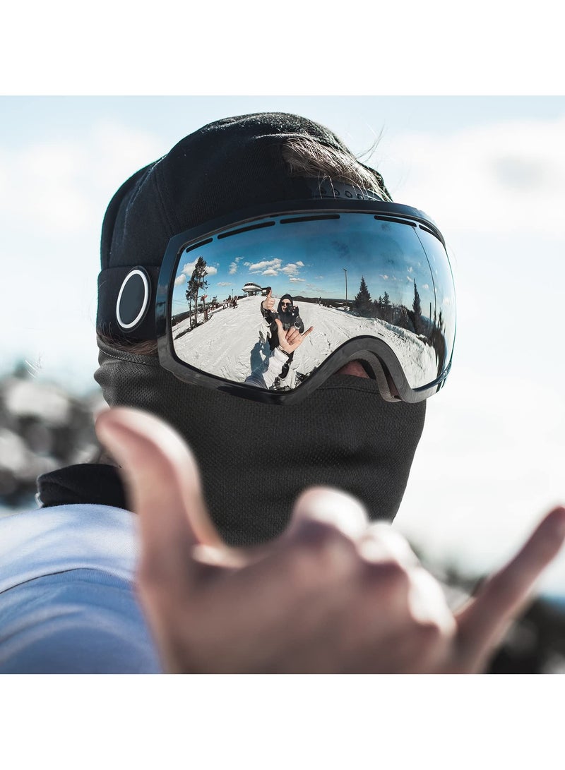 شابية بالاكلافا للوجه – خفيف الوزن مع حماية من الأشعة فوق البنفسجية للتزلج وركوب الدراجات النارية وركوب الدراجات والجري، قناع رياضي متعدد الاستخدامات (أبيض) - Image 2