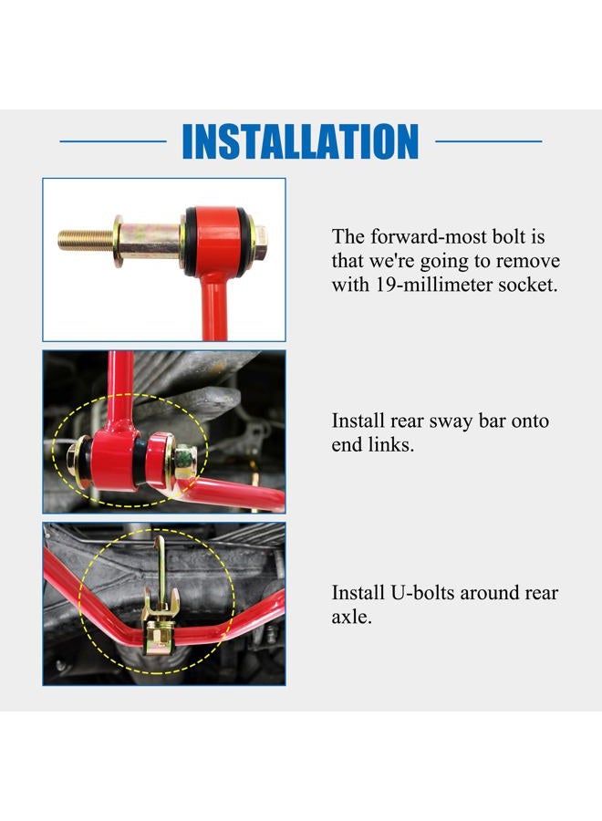 Mulan ‎PTR11-34070 Rear Sway Bar Kit Compatible with Toyota Tundra 2007-2017 - Image 5