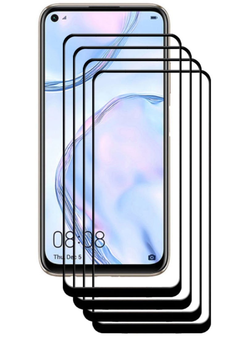 ACLIX 4 Pieces Antistatic ESD Dustproof Premium Quality High Definition Tempered Glass Screen Protector Designed For Huawei nova 7i - Image 1