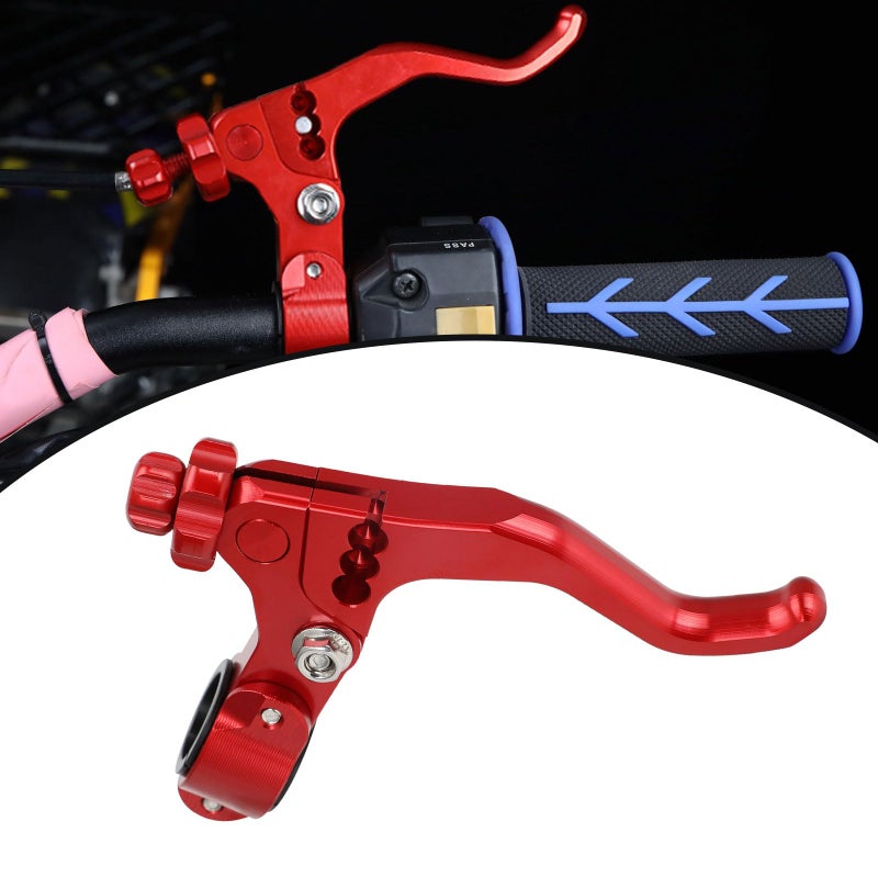 Generic JFG RACING CNC Short Stunt Clutch Lever 22mm 7/8" Handlebar Universal Stunt Clutch Lever Motorcycle Dirt Bike for for CFR250R CFR450R CFR450X CFR250X XR250  - Image 1