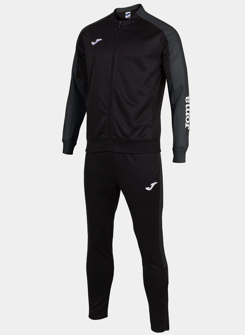 جوما بدلة رياضية رجالية باللون الاسود والرمادي الغامق - Image 1