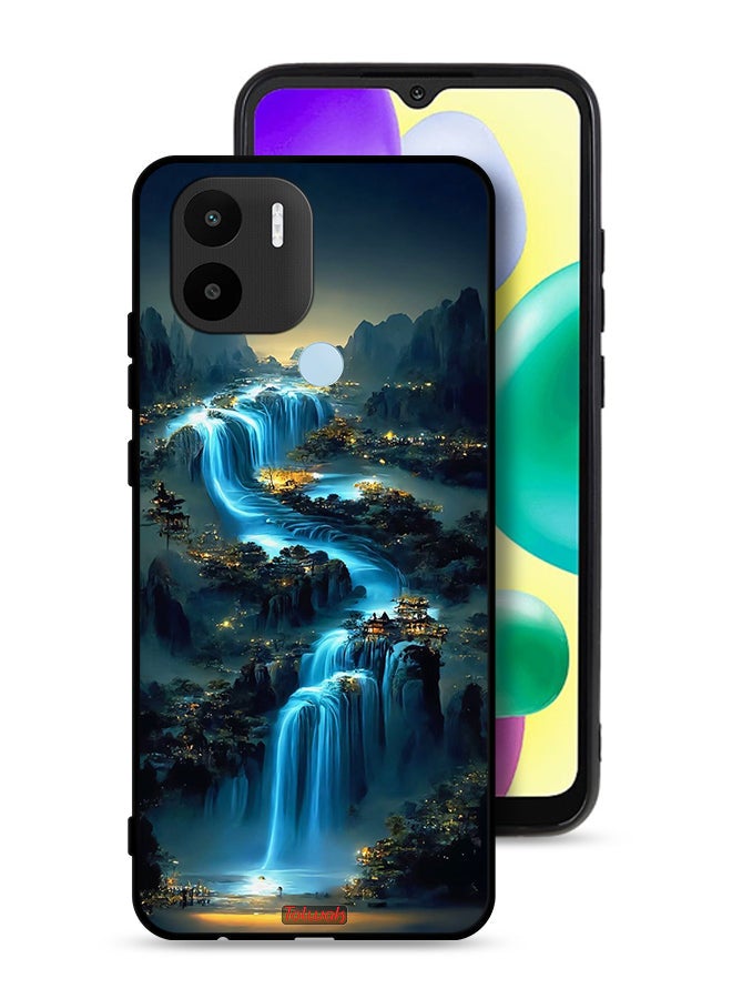Tolwak Xiaomi Redmi A1 Plus Protective Case Cover Waterfall Art - Image 1