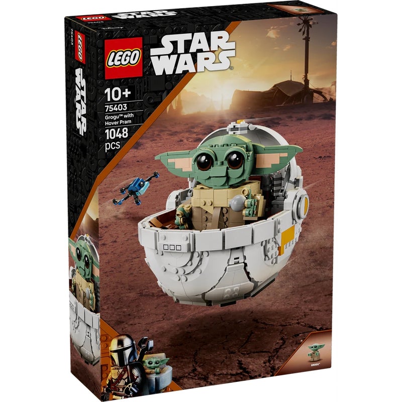 LEGO - Starwars Grogu™ with Hover Pram 1048 Pieces - 75403 - Image 1