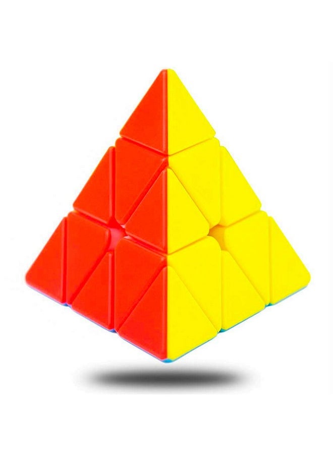D ETERNAL Cube 3X3 4X4 And Pyraminx Pyramid Triangle Puzzle Cubes Combo Set, Teen