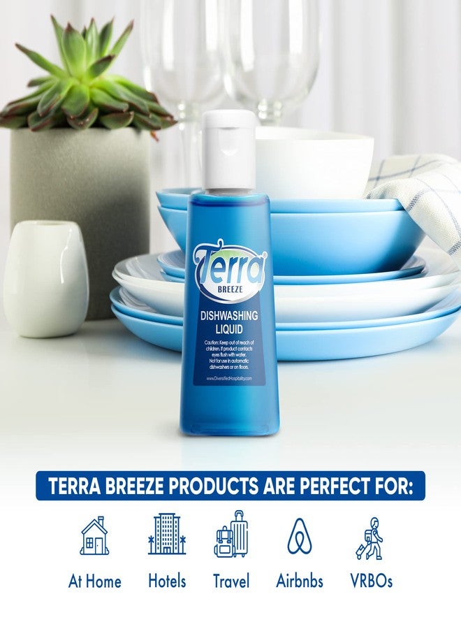 1-Shoppe All-in-Kit Terra Breeze Tiny Dish Soap Detergent | For Use in Vacation Rentals and Extended Stay Hotels | 1.6 oz (Case of 50) - Image 2