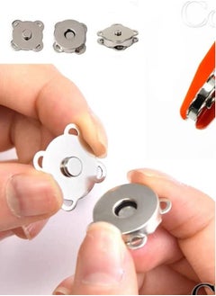 KASTWAVE 20 Sets Magnetic Button Clasps Snaps Fastener Clasps for Purses Handbag Clothes Scrapbooking Closure Fastener Sewing Craft DIY for Sewing Craft Purses Bags Clothes  - Image 4