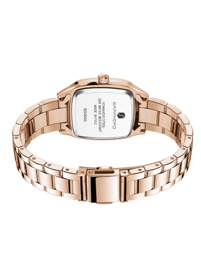 SAPPHERO Wrist Watch for Women Luxury Ladies Watches Women's Bracelet Watch Small Stainless Steel Analog 5ATM Waterproof Watches for - Image 3
