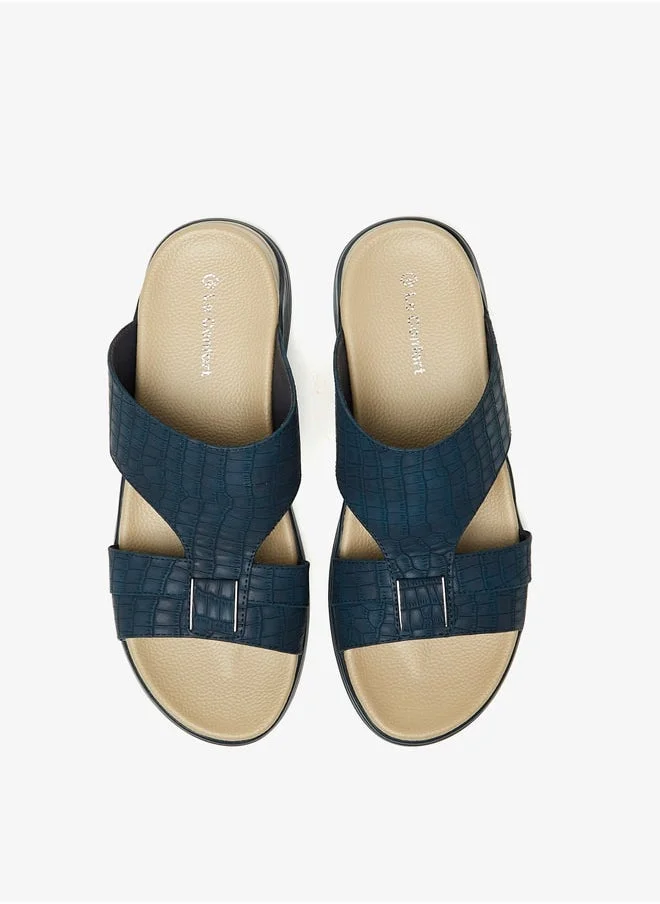 Le Confort Men's Textured Slip-On Sandals