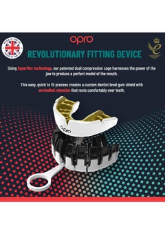 OPRO Opro Instant Custom Fit Ufc Strike Gold/White/Gold  - Image 4