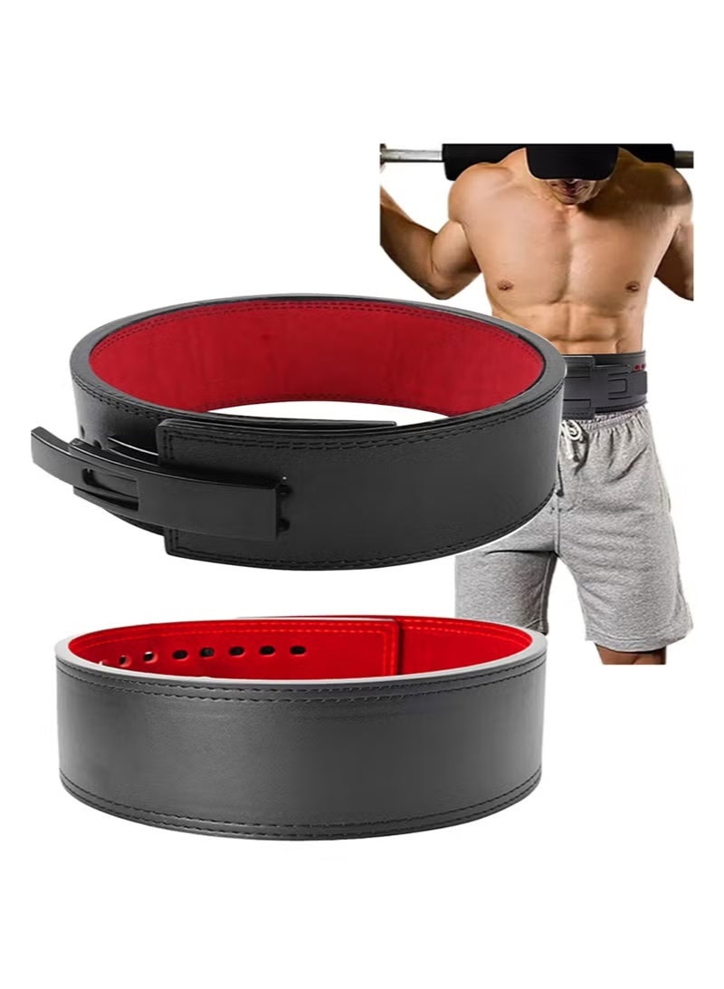 YelaJoy Powerlifting Belt,Cowhide Training Hard Pull Weight Belt,Padded Training Belt for Men and Women,Heavy Duty Back Support Belt for Powerlifting,Squats,Deadlifts,Strength Training - Image 1