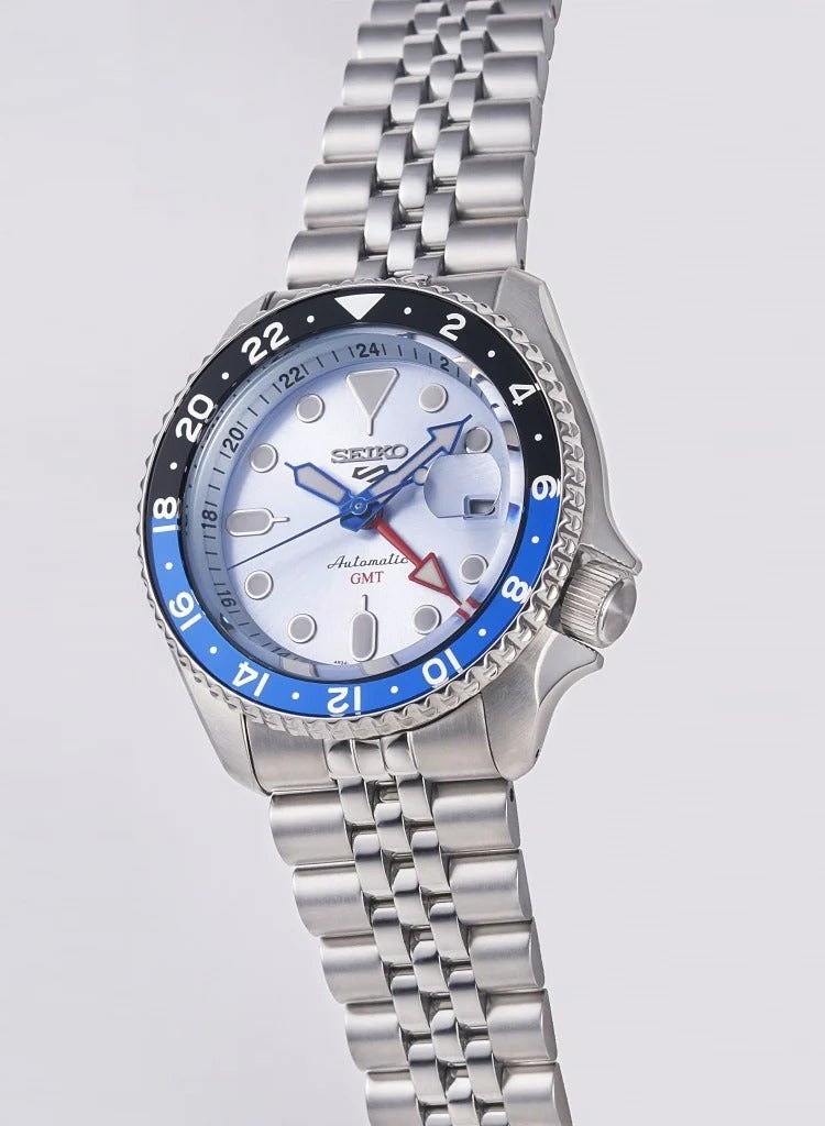 Seiko GMT Thong Sia Exclusive Sky Blue Dial Watch SSK029K1 - Image 2