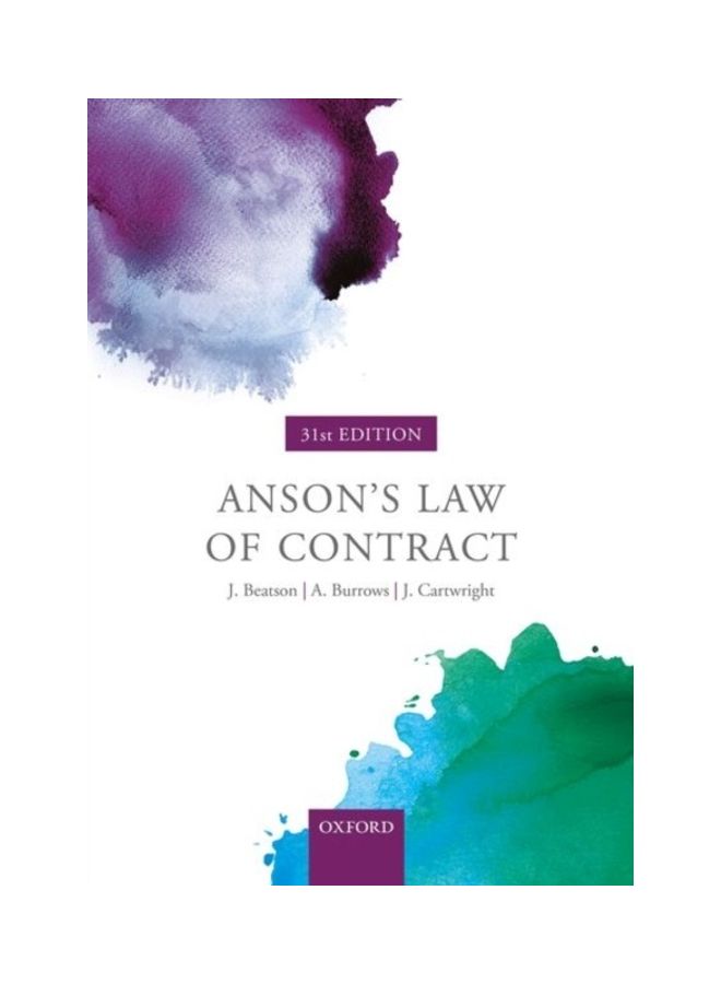 Anson's Law Of Contract - Image 3