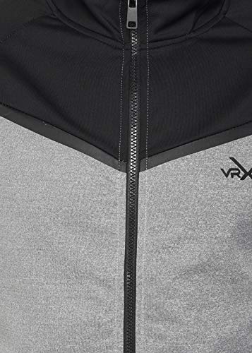 Vector X TS-Black-Sterling-XL Polyester Track Suit (Black and Grey) - Image 5