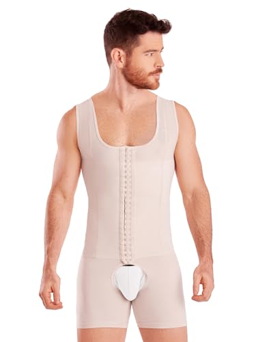 SHAPE CONCEPT Mens Shapewear 361 Faja Colombiana para Hombre, Male Girdle Stomach Compression With Hooks and Control Abdobmen - Image 2