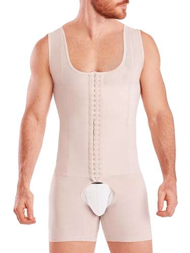 SHAPE CONCEPT Mens Shapewear 361 Faja Colombiana para Hombre, Male Girdle Stomach Compression With Hooks and Control Abdobmen - Image 1