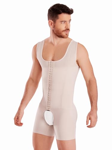 SHAPE CONCEPT Mens Shapewear 361 Faja Colombiana para Hombre, Male Girdle Stomach Compression With Hooks and Control Abdobmen - Image 4
