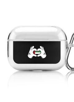 Stylizedd Classic Clear printed Case for Apple AirPods Pro 2nd Generation Thin Transparent Cover [Designed for Apple AirPods Pro 2nd Generation] - Emarati Love  - Image 1