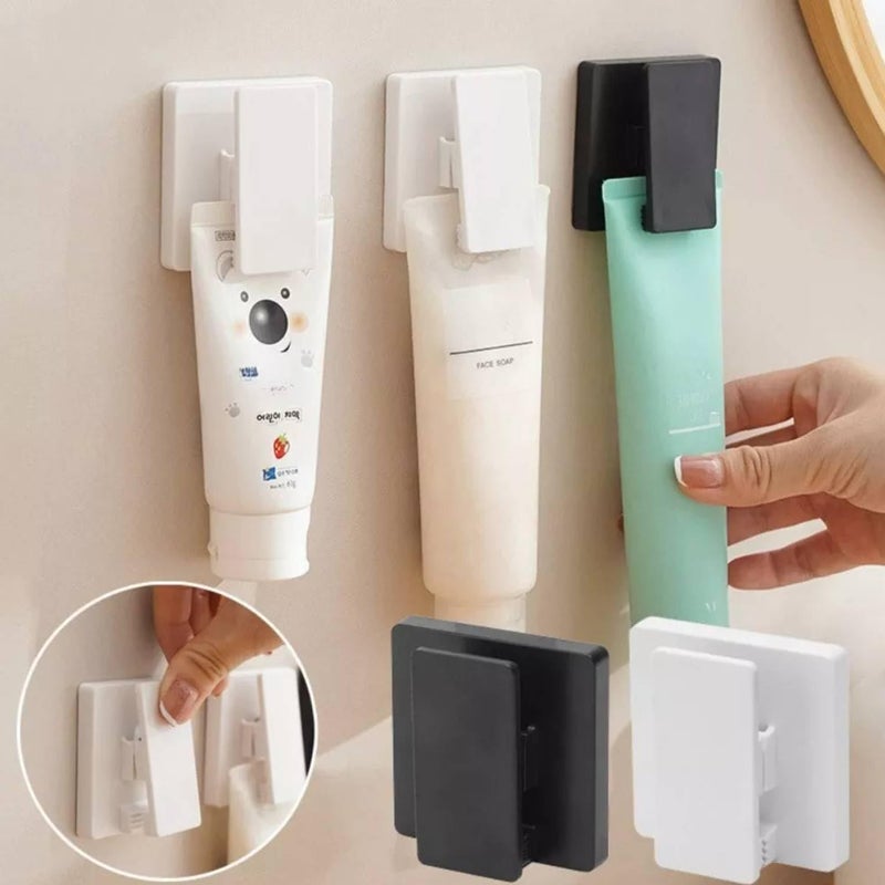 Prostuff.in® Multifunctional Wall Mounted Self Adhesive Wall Clips for Space Saving Toothpaste Facial Cleanser, Facial Towel Holder Wall Tapestry Clips for Home Bathroom Kitchen 1 Pcs Multicolor - Image 2