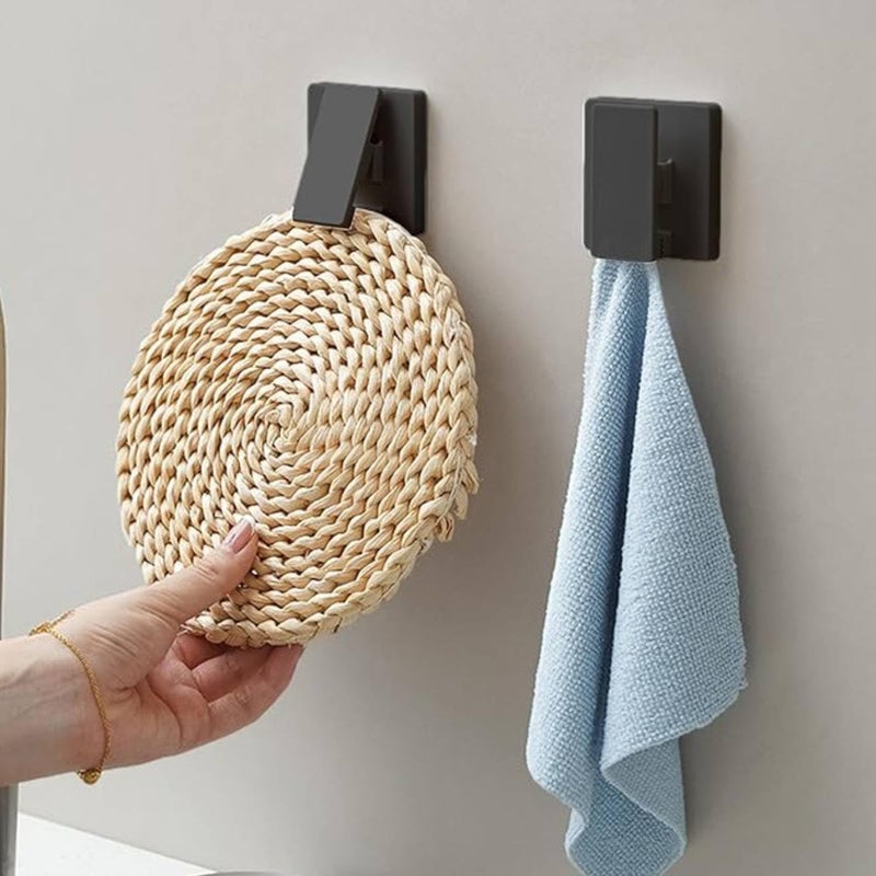 Prostuff.in® Multifunctional Wall Mounted Self Adhesive Wall Clips for Space Saving Toothpaste Facial Cleanser, Facial Towel Holder Wall Tapestry Clips for Home Bathroom Kitchen 1 Pcs Multicolor - Image 5