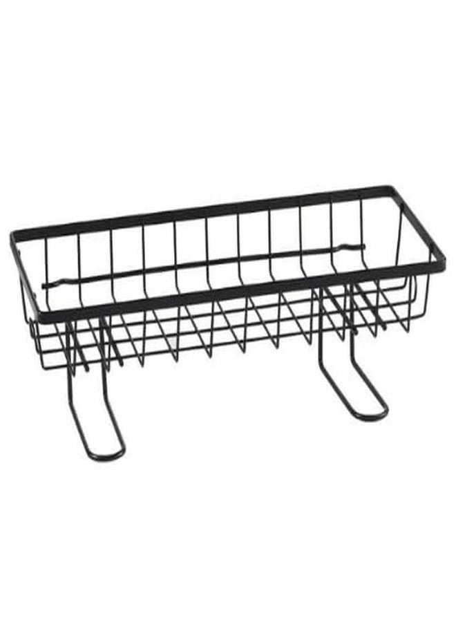 Dayish 1 Pack GI Metal Bathroom Towel Hanger Hanging Hook Rail/Kitchen Utensil Hanger Hooks Rail Rack with Magic Sticker for All Bathroom-Kitchen Accessories No Drill - Image 1