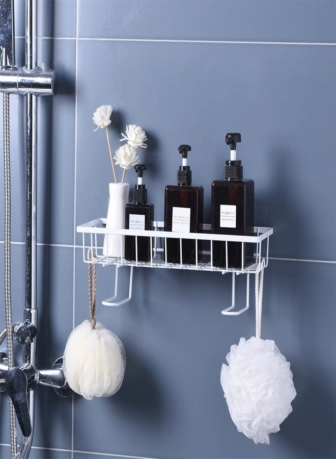 Dayish 1 Pack GI Metal Bathroom Towel Hanger Hanging Hook Rail/Kitchen Utensil Hanger Hooks Rail Rack with Magic Sticker for All Bathroom-Kitchen Accessories No Drill - Image 2