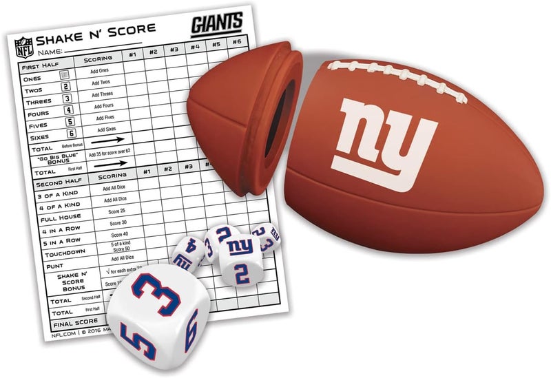 Master Pieces NFL Shake N' Score Travel Dice Game - Image 2