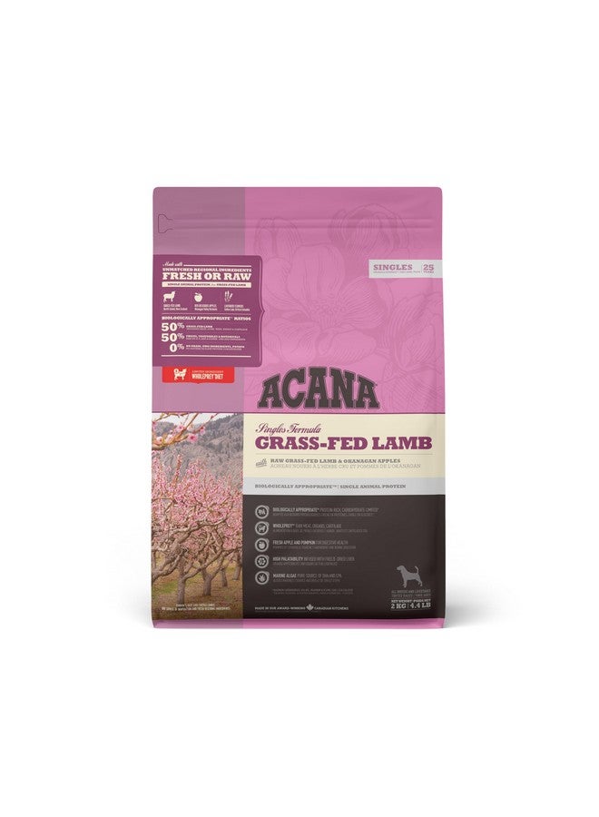 (أسنى) طعام جاف للكلاب من لحم الضأن المتغذى على العشب، طعام للكلاب خالٍ من الحبوب لجميع مراحل الحياة، مكونات طازجة أو خام، 2 كجم - Image 1