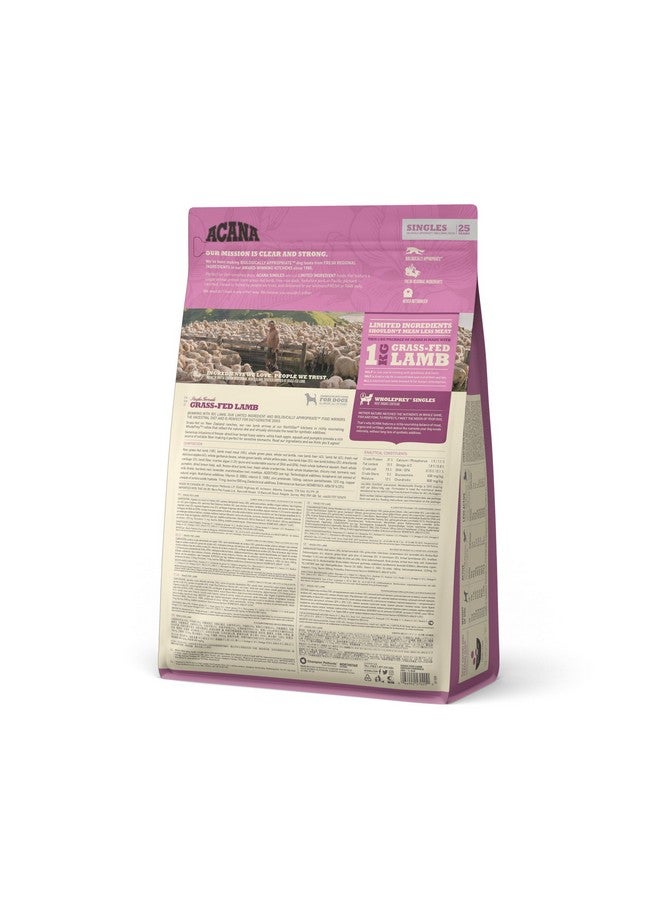 (أسنى) طعام جاف للكلاب من لحم الضأن المتغذى على العشب، طعام للكلاب خالٍ من الحبوب لجميع مراحل الحياة، مكونات طازجة أو خام، 2 كجم - Image 4