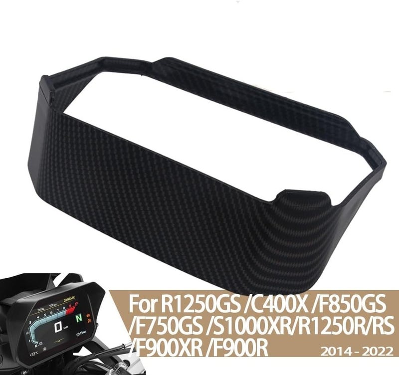 Vuzmode Carbon Look Motorcycle Dashboard Protector - Image 3